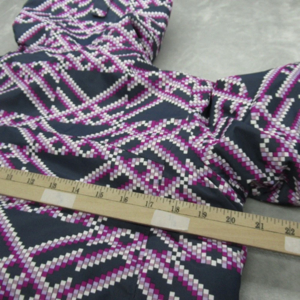 Columbia Jacket‎ Youth XL Purple Geometric 3D Omni-Heat Waterproof Magic Mile